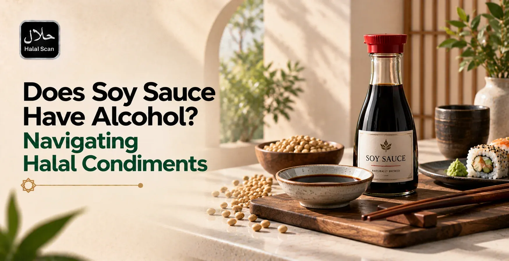 Does Soy Sauce Have Alcohol? Navigating Halal Condiments