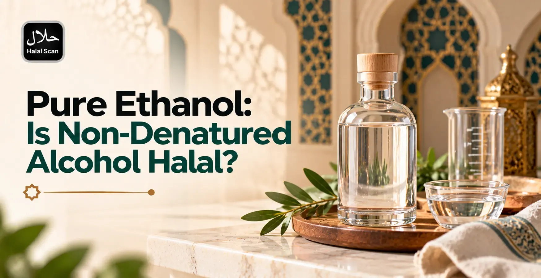 Pure Ethanol: Is Non-Denatured Alcohol Halal?