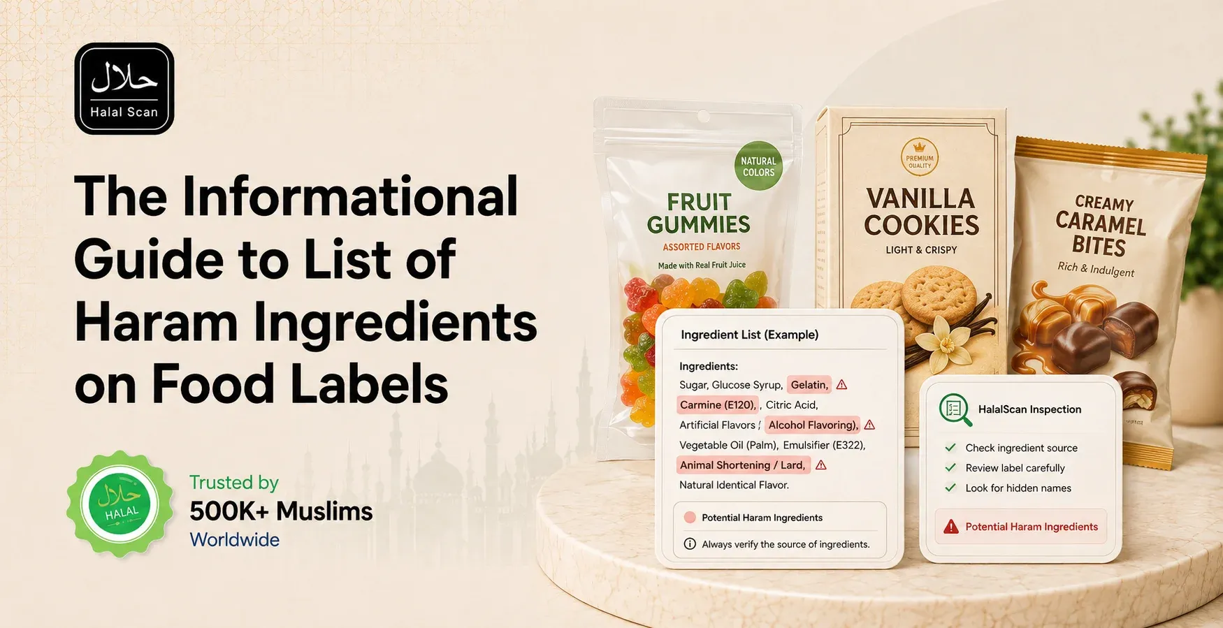 The Informational Guide to List of Haram Ingredients on Food Labels